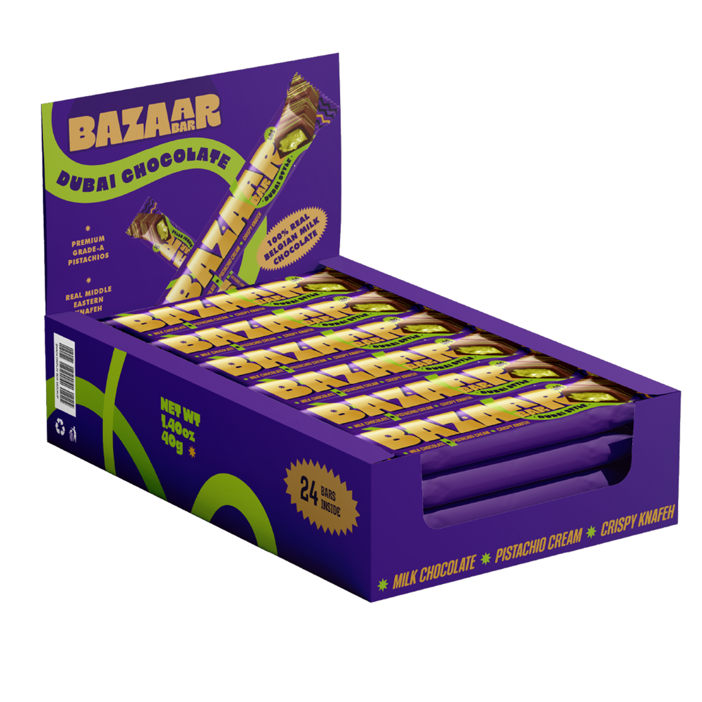 24 bars inner - Dubai style chocolate 40g