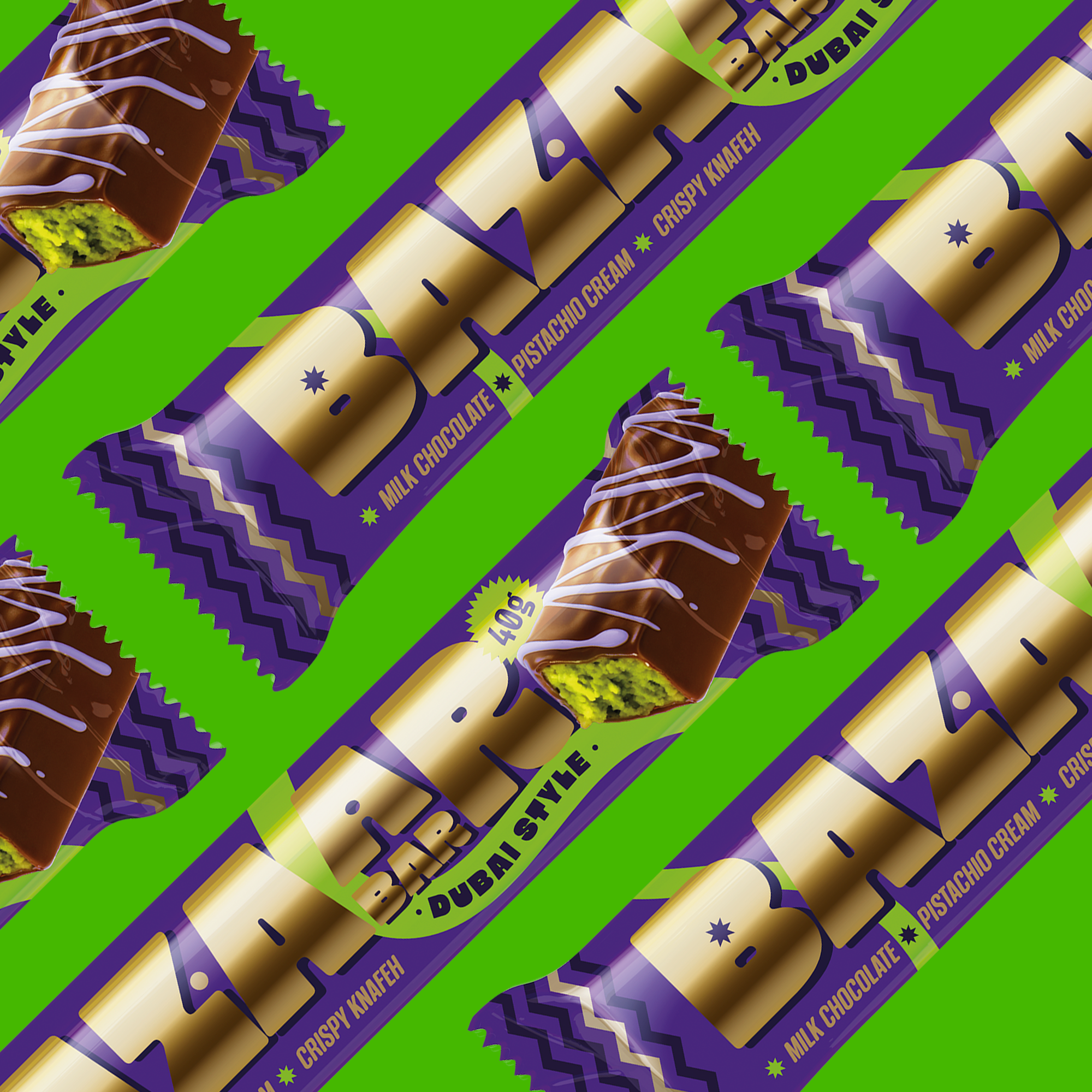 24 bars inner - Dubai Chocolate 40g